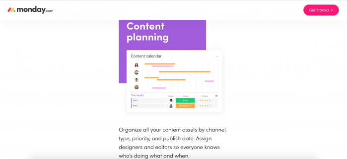 content planning template