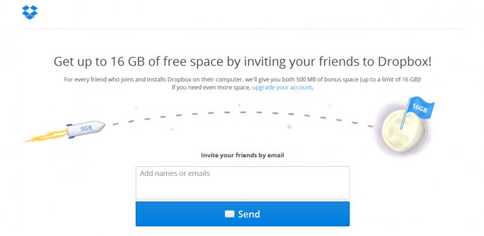 By offering free data storage for people who invited their friends to use the platform, Dropbox managed to reach 3 900% growth in just 15 months.