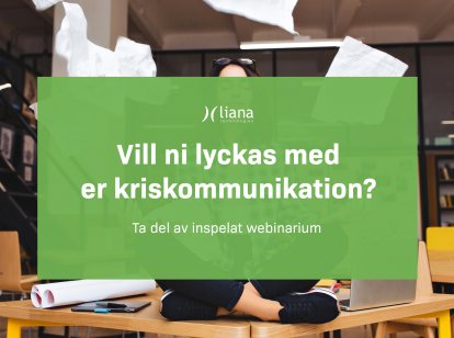 Vill ni lyckas med er kriskommunikation