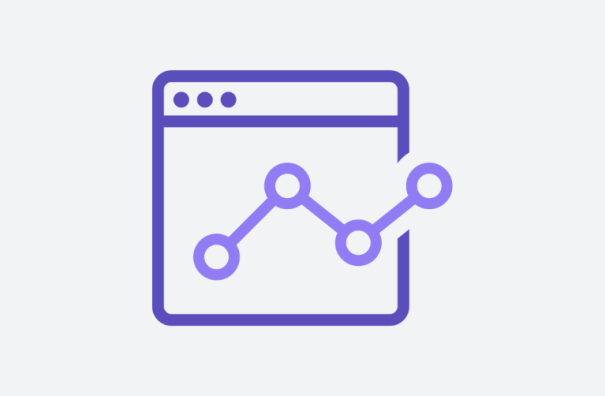 Illustration of web browser with a diagram