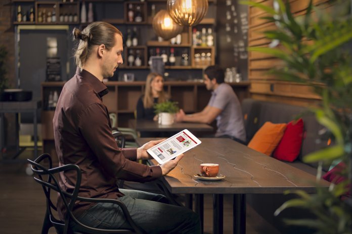 Lianas nyhetsbrevsverktyg i mobilvy