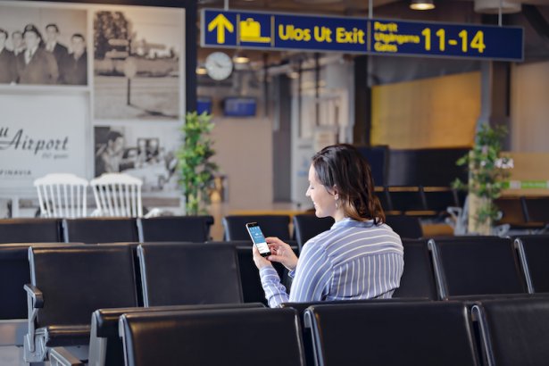 Liana e-handelsplattform på mobilenhet