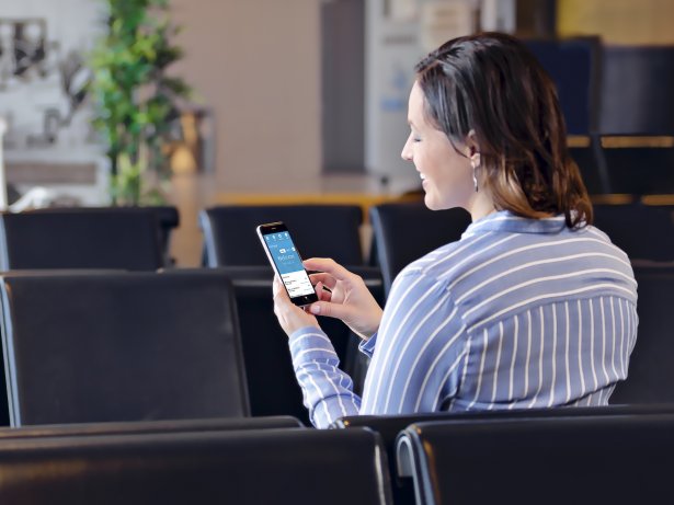 Liana marketing automation på mobilenhet